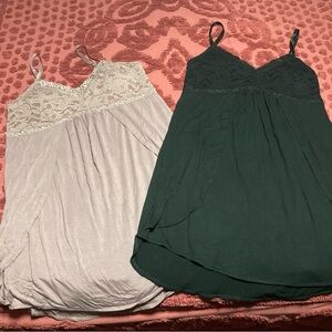 Maurices Elegant Lace Trim Sleepwear Set Size L